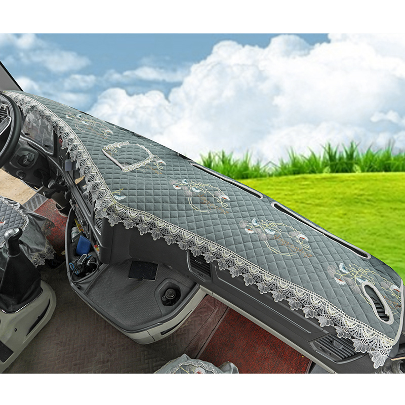 陕汽德龙X5000PE X6000工作台垫M6000M3000SX5000S仪表台垫避光垫