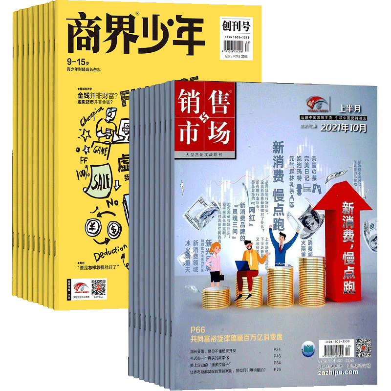 商界少年销售与市场杂志组合