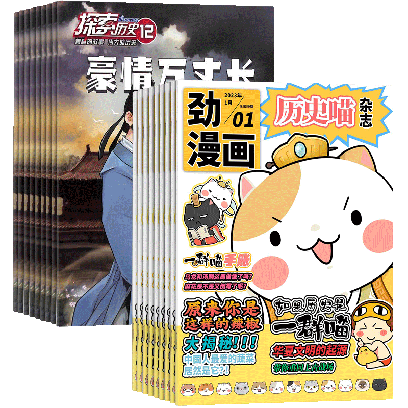 少儿兴趣阅读历史漫画书