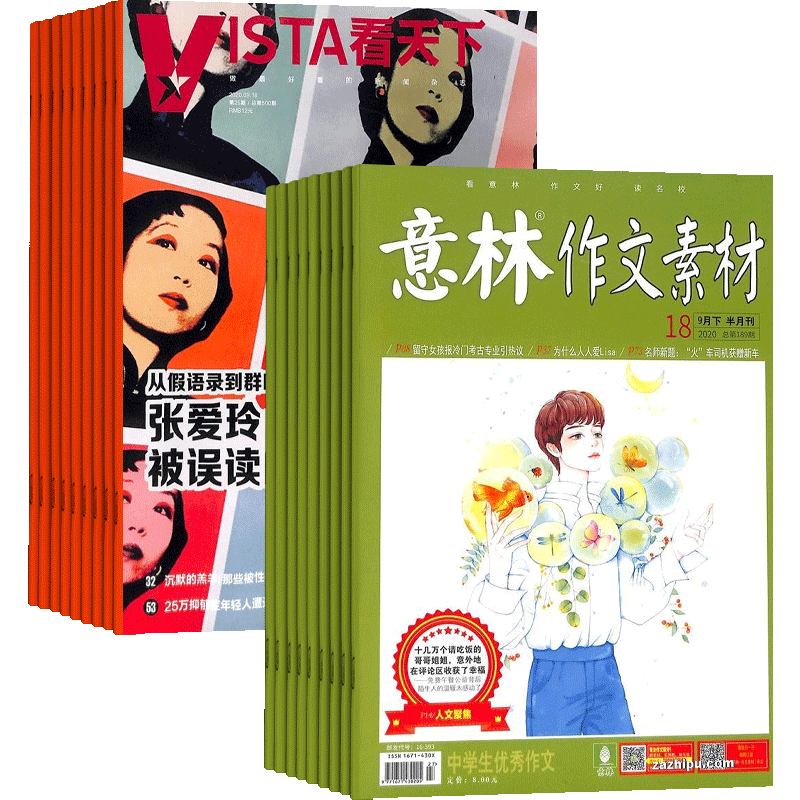 看天下+意林作文素材杂志