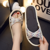 男舒适 防滑全牛皮防臭透气家居拖鞋 真皮居家室内凉拖鞋 女家用夏季