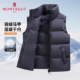 男士 90%鸭绒X梦特娇男装 立领羽绒马甲冬季 御寒加厚保暖背心外套Z