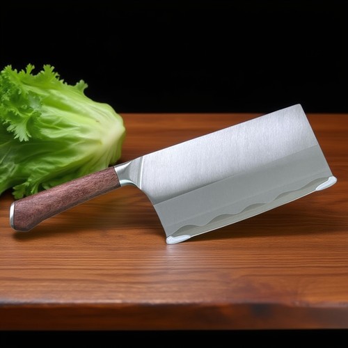 复合不锈钢花梨木手柄菜刀切片刀