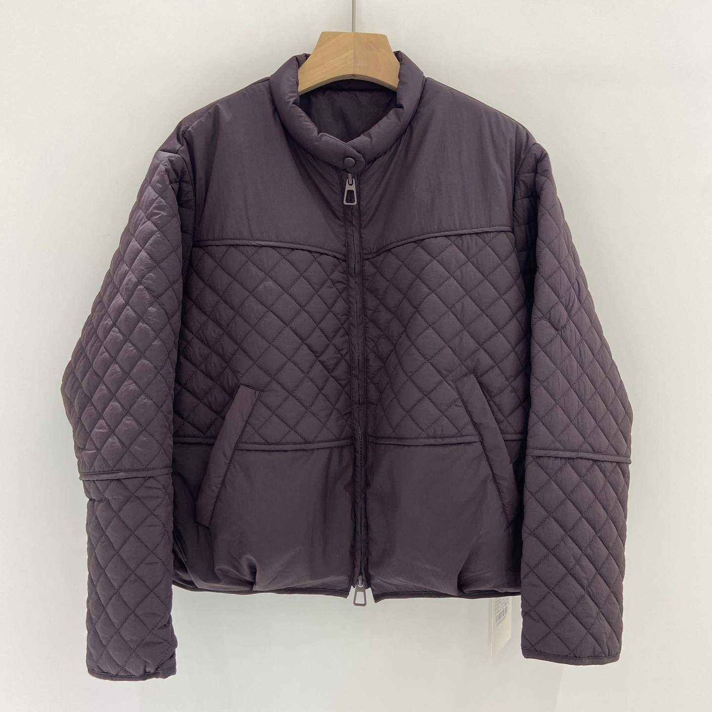 品牌休闲秋冬轻盈保暖棉衣夹克双拉链短外套女士棉服大码宽松立领