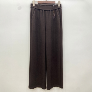 加绒加厚保暖长裤 56品牌妈妈休闲裤 穿搭直筒裤 时尚 子 松紧腰阔腿裤