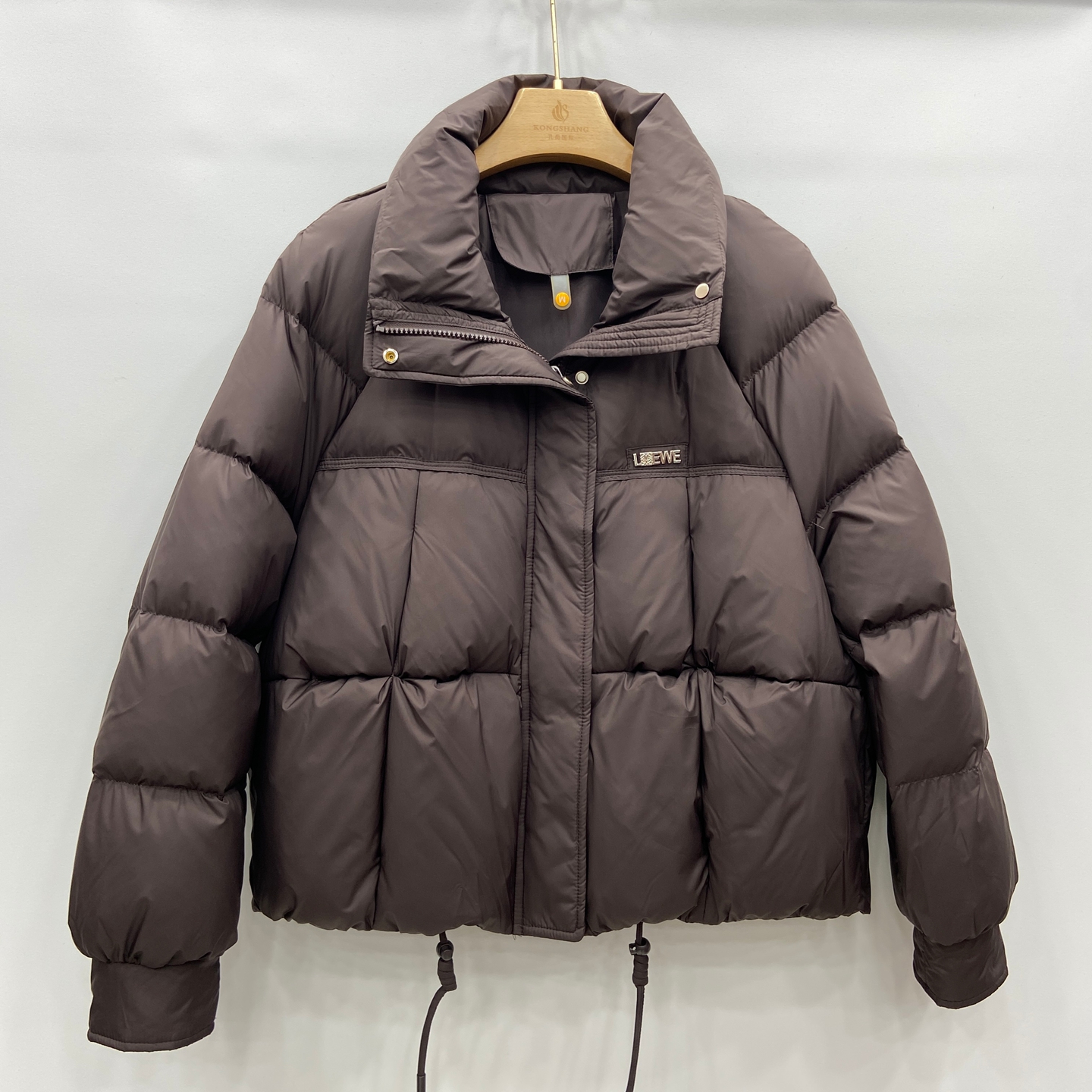 937品牌白鸭绒羽绒服女加厚保暖冬装时尚休闲宽松立领羽绒衣外套