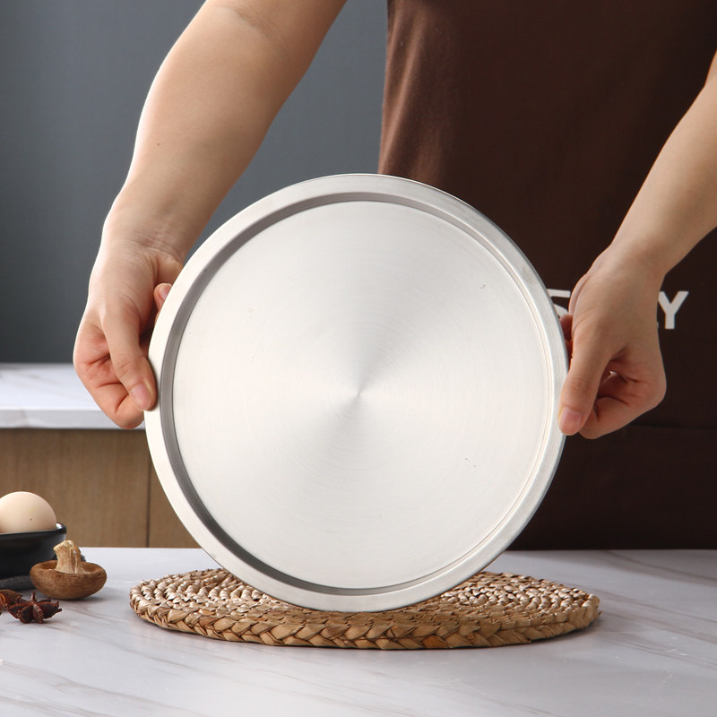 不锈钢盆盖子加厚圆形单盖打蛋盆防溅盖大碗保鲜盖厨房食物防尘盖,餐饮具,盆,淘宝优惠券,粉丝福利购,淘宝优惠卷