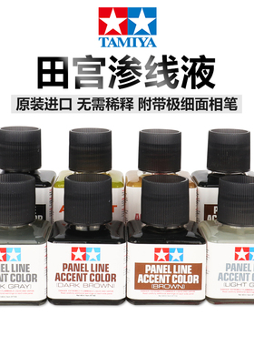 田宫 渗线液渍洗液稀释剂擦拭液 高达模型旧化制作工具 黑色87131