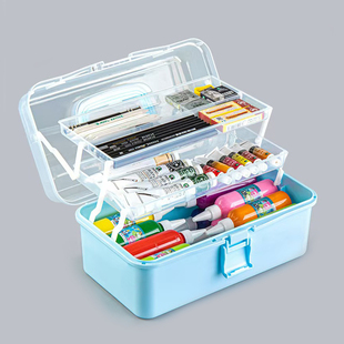 工具箱收纳盒 高达军事模型制作拼装工具手办粘土软陶雕塑工具箱