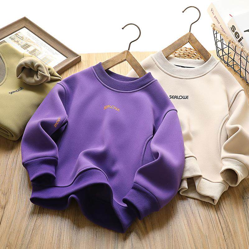 男童加绒卫衣一体绒2024新款秋冬季中大童儿童上衣男孩圆领打底衫,童装/婴儿装/亲子装,卫衣/绒衫,淘宝优惠券,粉丝福利购,淘宝优惠卷