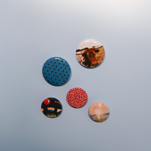 一套5个组合 复古别针徽章胸针饰品挂件 FUNKYFUN 2025AW