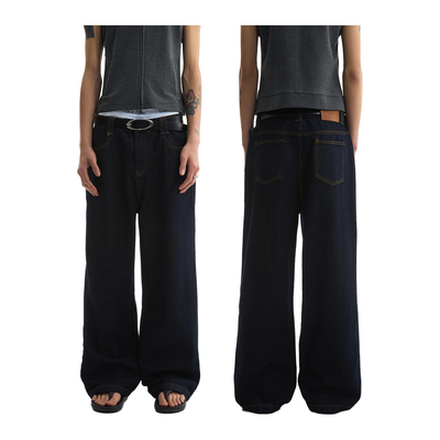 FUNKYFUN 2025SS 丹宁原色直筒长裤原牛牛仔裤休闲裤