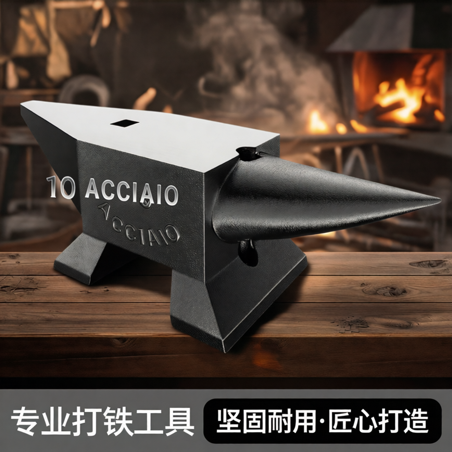 铁砧子打铁墩子铁砧台铁毡台铁轨打铁工具羊角小型钢砧打铁神器