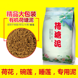 荷塘泥碗莲专用泥土何花塘泥铜钱专用土草淤泥水培莲花河泥池塘泥