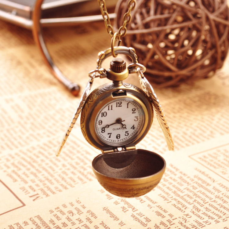 动漫特礼盒复古怀表生日礼物学生哈利波金色飞贼钟表怀表周考试表