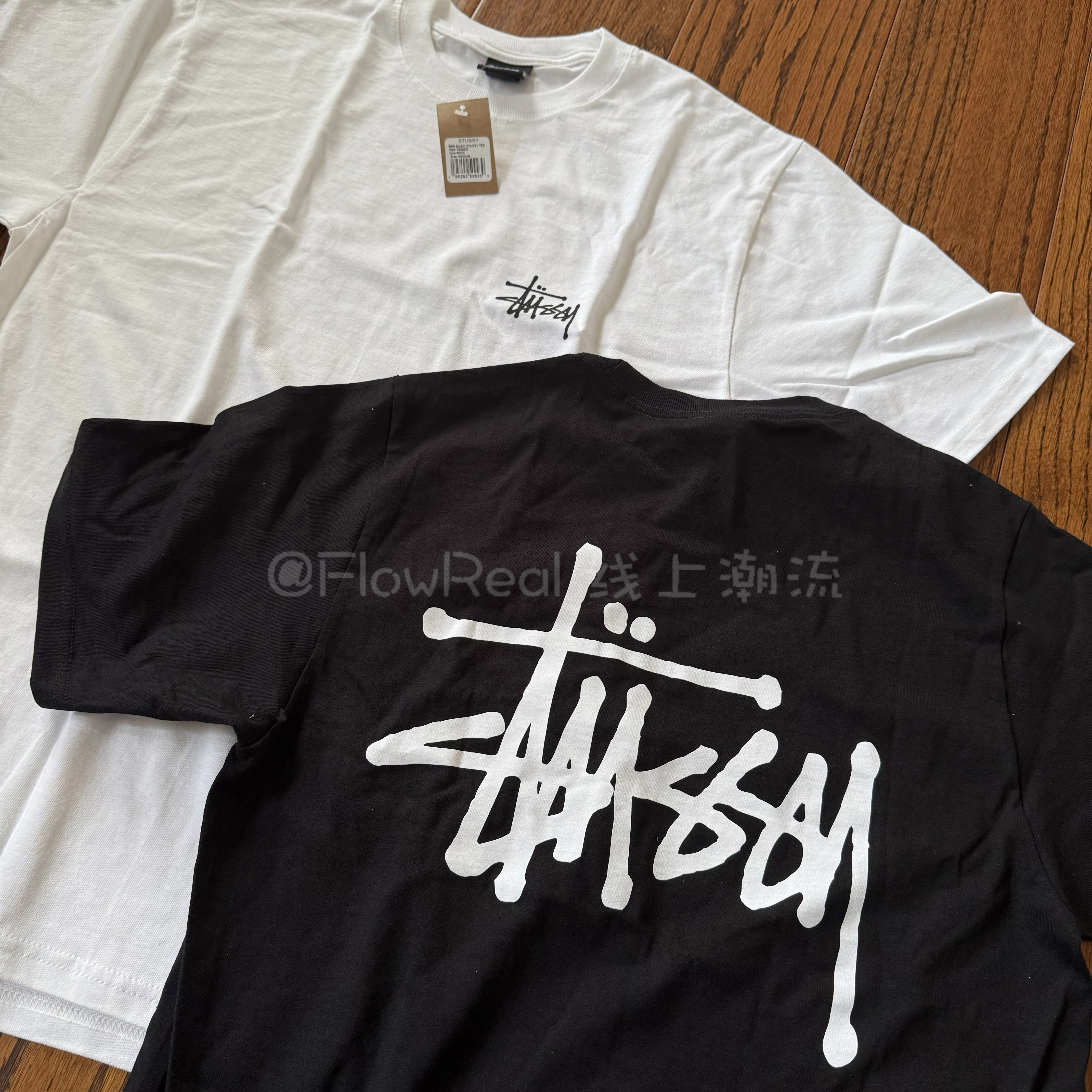 Stussy Basic Logo Tee 经典基础款字母logo短袖T恤 百搭情侣款