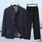 SPRING AND AUTUMN TANG COSTUMES MIDDLE-AGED AND ELDERLY PEOPLE BIRTHDAY WEDDING BANQUET WEDDING CLOTHES GRANDPA COATS DAD CLOTHES CHINESE STYLE SUITS COTTON CLOTHES