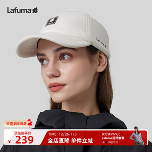 LAFUMA乐飞叶秋冬新款 鸭舌帽女士舒适帽子 户外徒步抓绒保暖时尚