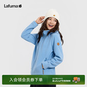 法国LAFUMA秋冬可拆卸帽抓绒衣女士保暖防风运动休闲摇粒绒外套