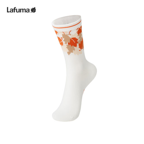 Lafuma乐飞叶运动袜女抗菌中筒袜