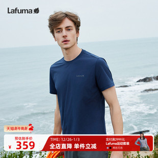 上衣 T恤男防晒UPF40 LAFUMA乐飞叶户外24新品 吸湿速干跑步短袖