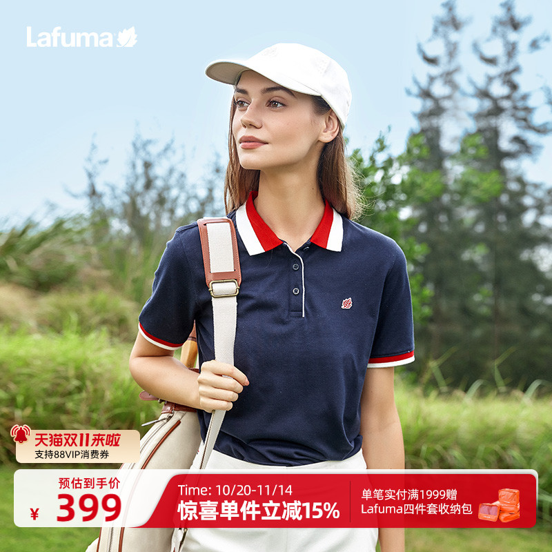 lafuma乐飞叶休闲PoloT恤女