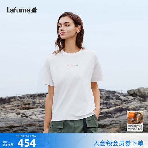 lafuma户外抗菌凉感情侣短袖T恤