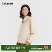 LAFUMA乐飞叶户外秋冬保暖半拉链长袖 休闲卫衣宽松上衣 T恤女时尚