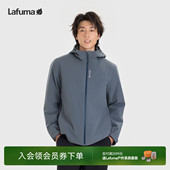 LAFUMA乐飞叶户外防风防水连帽三合一冲锋衣男可拆卸棉服内胆外套