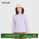 LAFUMA乐飞叶户外秋冬小logo半高领长袖 上衣 T恤女士休闲打底衫