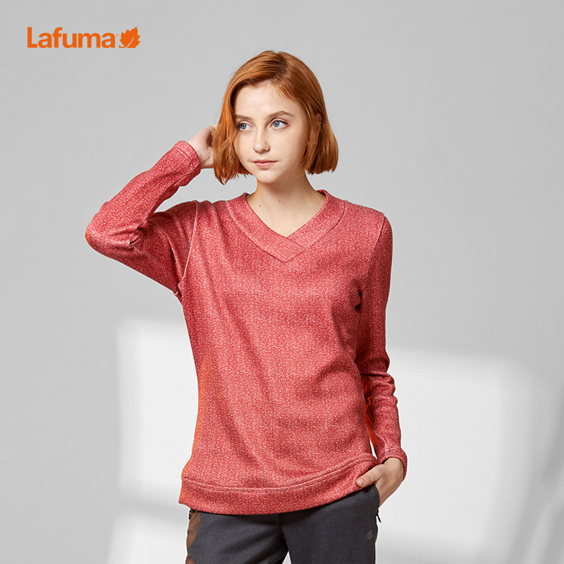 LAFUMA乐飞叶户外秋冬女士时尚V领印花保暖休闲T恤LFTS9CL88在类目 户外/登山/野营/旅行用品, 户外服装, 户外休闲衣裤, 户外休闲衣中 - 来自Buy2taobao.com提供专业的淘宝代购服务