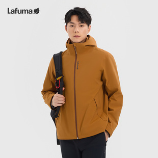 乐飞叶LAFUMA户外秋冬防风防水冲锋衣男士 三合一可拆卸软壳内