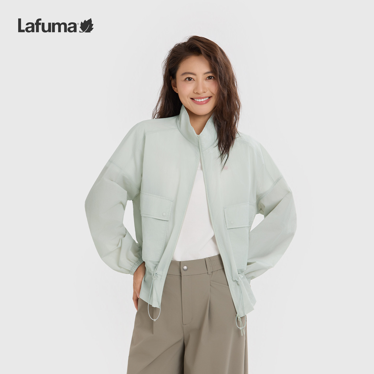 LAFUMA乐飞叶户外立领防紫外线UPF50+防晒衣宽松凉感双口袋外套,户外/登山/野营/旅行用品,防晒衣,淘宝优惠券,粉丝福利购,淘宝优惠卷