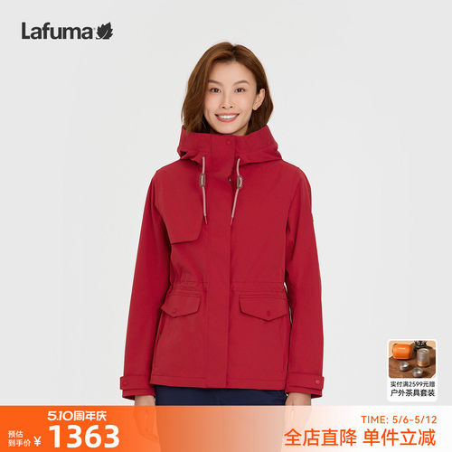 乐飞叶25新品冲锋衣女风衣