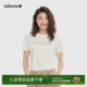 LAFUMA乐飞叶户外26新款 T恤女logo印花字母白色上衣 凉感抑菌短袖
