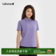 女士吸湿速干上衣打底衫 LAFUMA乐飞叶户外运动防晒短袖 T恤POLO衫