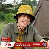 LAFUMA乐飞叶户外休闲帽子女旅行垂钓遮阳帽双面戴渔夫帽