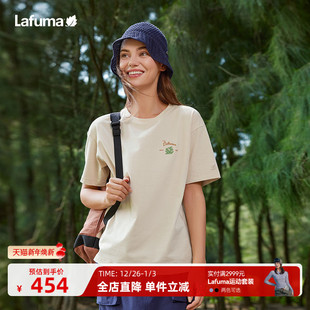 T恤女凉感舒适上衣 短袖 LAFUMA乐飞叶户外春夏新款 防紫外线UPF40