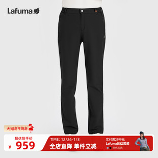 子 直筒裤 LAFUMA乐飞叶户外秋冬女士内里磨毛保暖休闲裤 运动裤