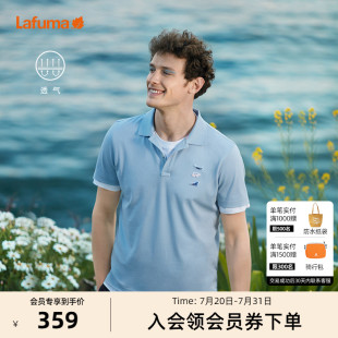 法国LAFUMA乐飞叶heilichee联名夏新品 POLO 男户外embroidery短袖