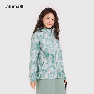 LAFUMA户外徒步登山Ⅱ冲锋衣女士防水防风夹克春季 休闲印花外套