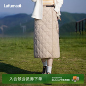 LAFUMA乐飞叶户外秋冬防泼水工装 风半身棉裙女高腰防风裙子
