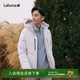 LAFUMA乐飞叶秋冬防泼水防风保暖羽绒服男面包服防寒外套