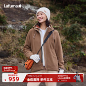 LAFUMA乐飞叶户外秋冬保暖连帽抓绒衣女士休闲时尚 宽松外套