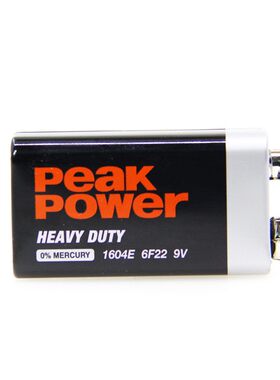 GP超霸无汞碳性9V电池报警器t电池 6F22 9伏电池PEAKPOWER万用表