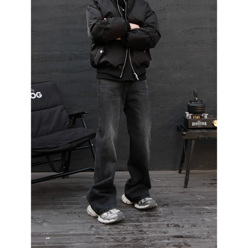 JDKZ美式高街水洗做旧牛仔裤