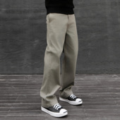 JDKZ美式 男街头vibe痞帅百搭高级感休闲裤 复古立体剪裁直筒工装 裤