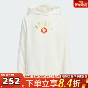 卫衣KG5930 HOODY运动休闲套头衫 adidas阿迪达斯男大童JB