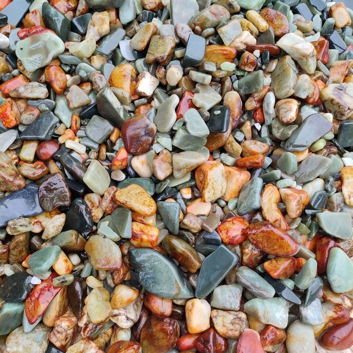 和田天然玉石迷你小石头籽料88x