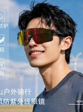 新款骑行眼镜防紫外线男女护目镜